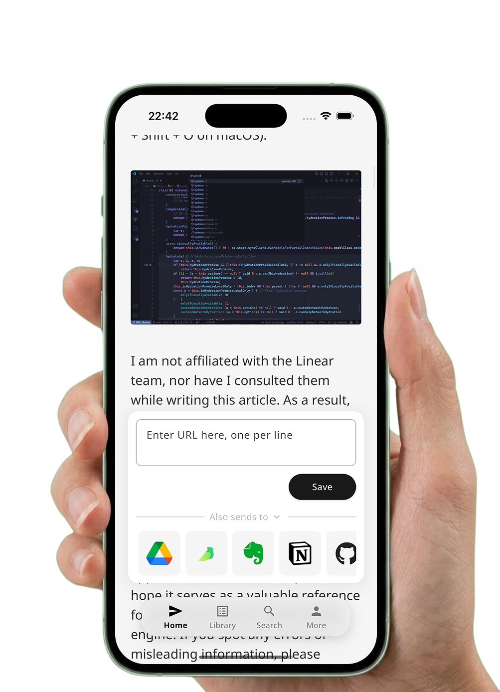 FlowFerry home screenshot